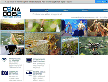 Tablet Screenshot of cena2producoes.com